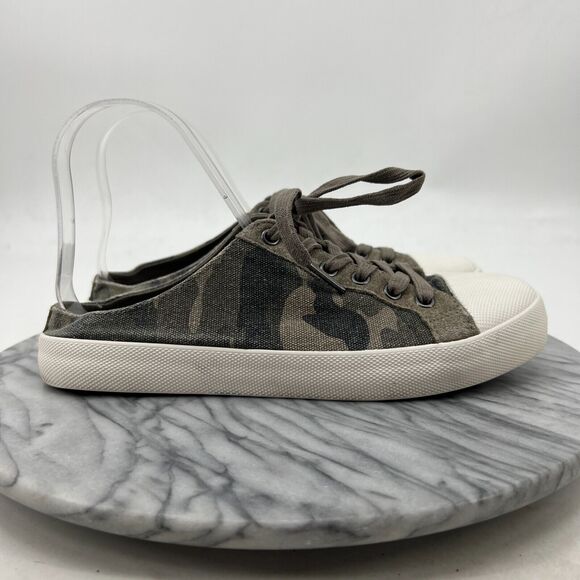 Splendid Adel Camo Slip On Sneakers Womens 9 Army Green Closed Toe Slides Shoes - Picture 2 of 11